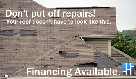 roof repair financing available